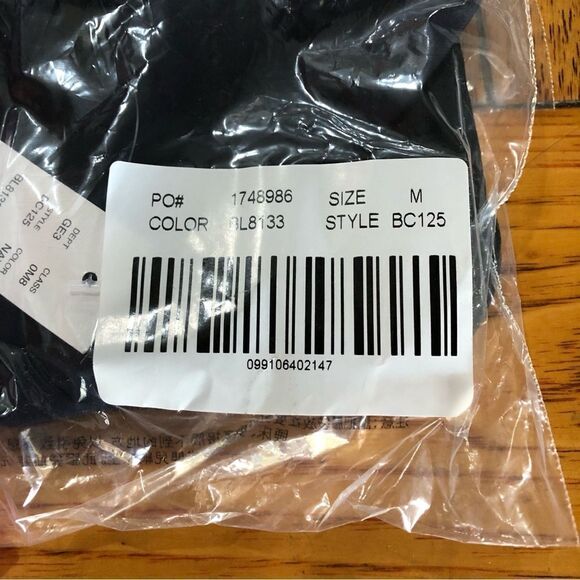 NWT J Crew Women’s Navy Blue Curved Waist Cheeky Bikini Bottom Size M Beach - Picture 9 of 10